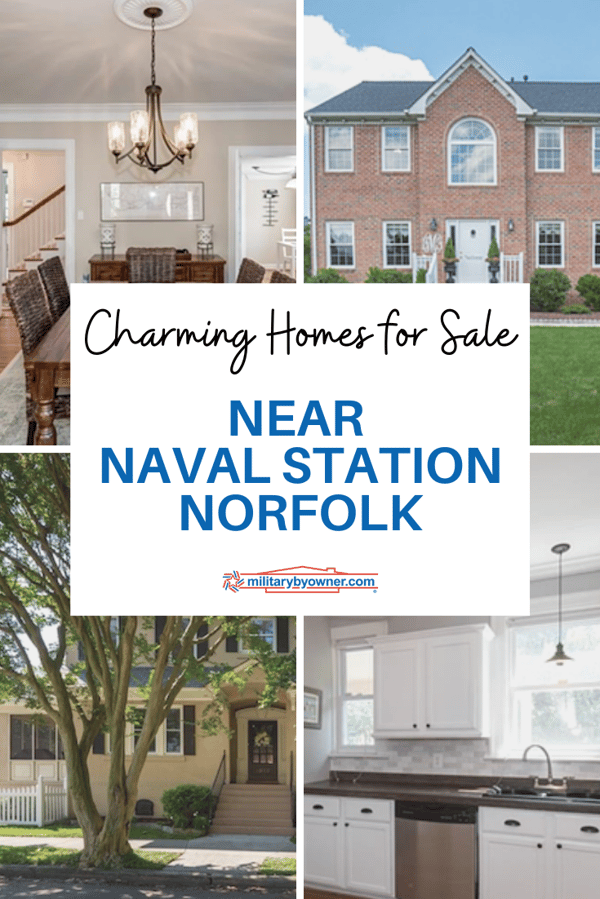 Charming Homes for Sale Near Naval Station Norfolk, Virginia